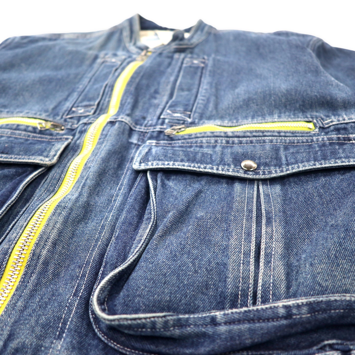 VARORAV Denim Bomber Jacket G Jean 3 Blue Cotton