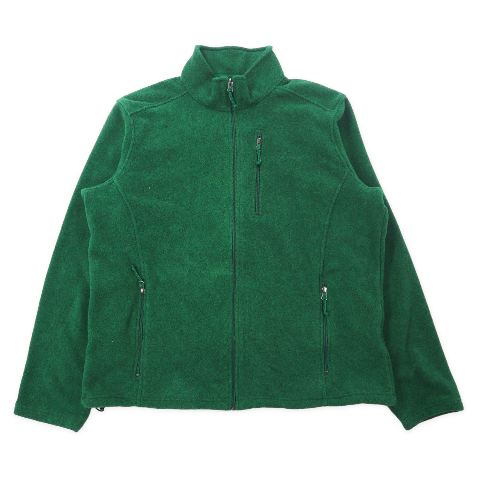 L.L.Bean Full Zip FLEECE Jacket XL Green Polartec Polyester One 