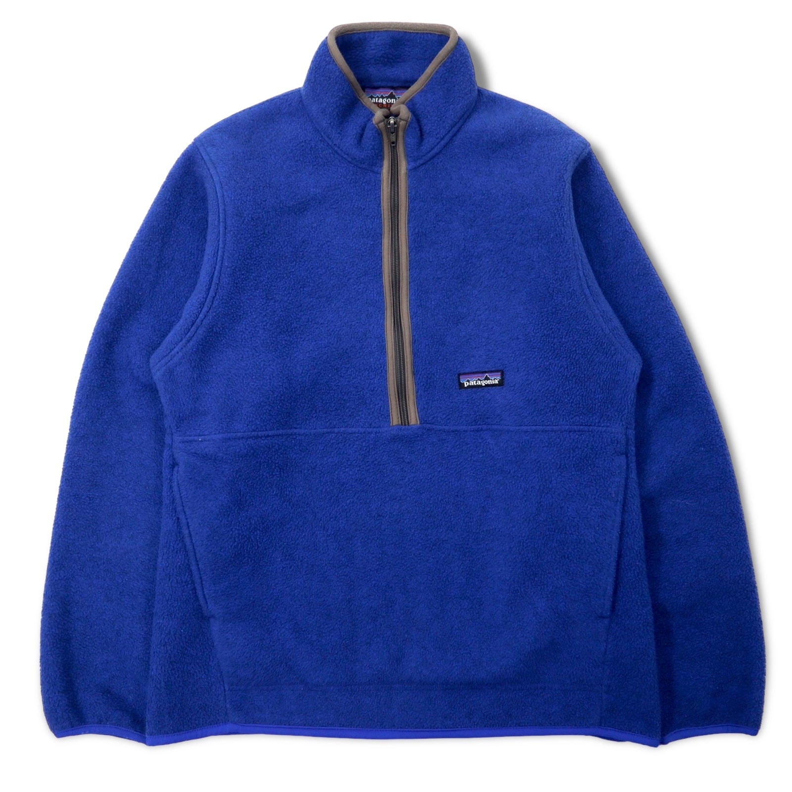 Patagonia Synchilla Half Zip Fleece Pullover S Blue Polyester Mexico Made –  日本然リトテ