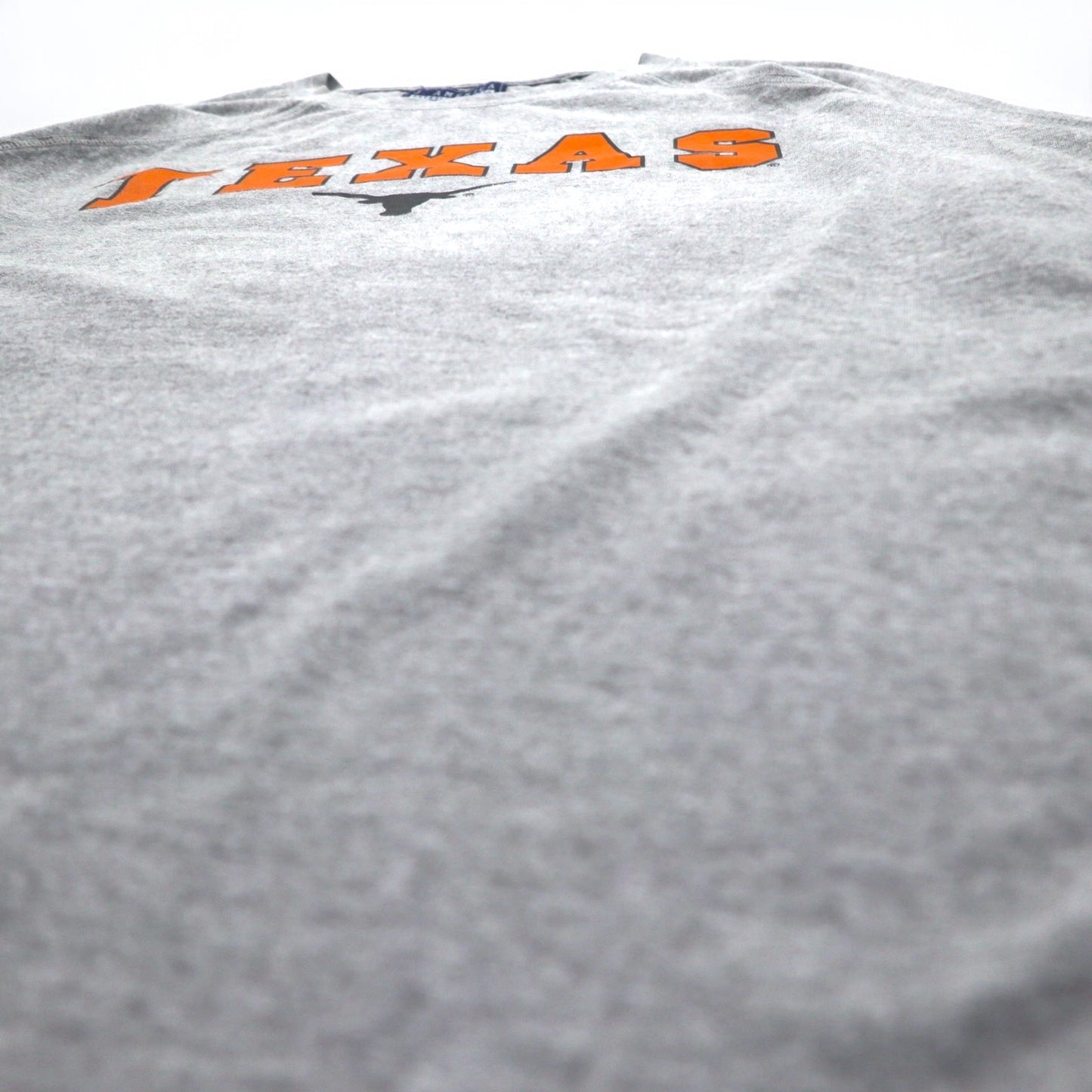 J.AMERICA フットボール ロングスリーブTシャツ ロンT XL グレー プリント TEXAS