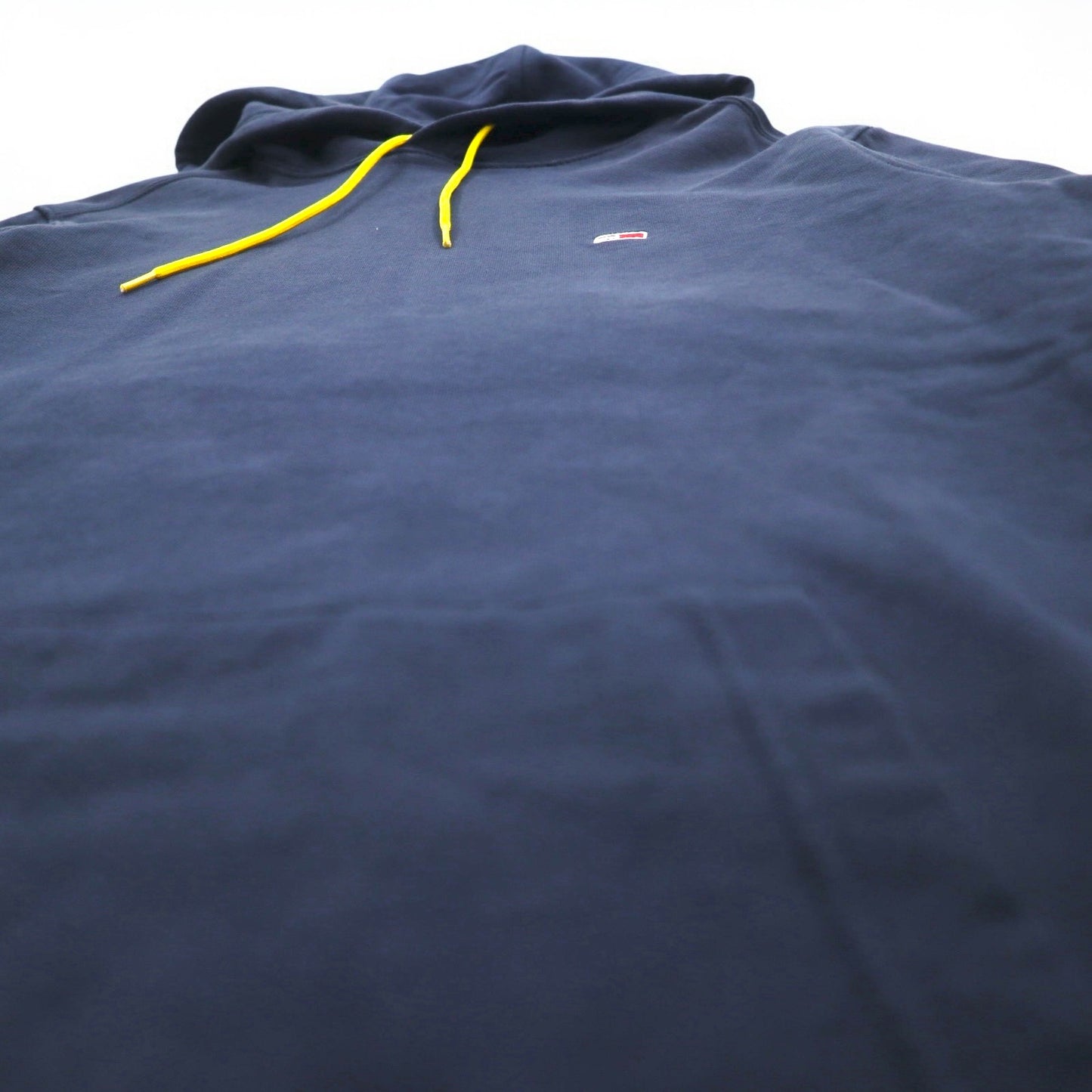 TOMMY JEANS プルオーバーパーカー L ネイビー バックプリント Mikina Flag Graphic DM0DM08703