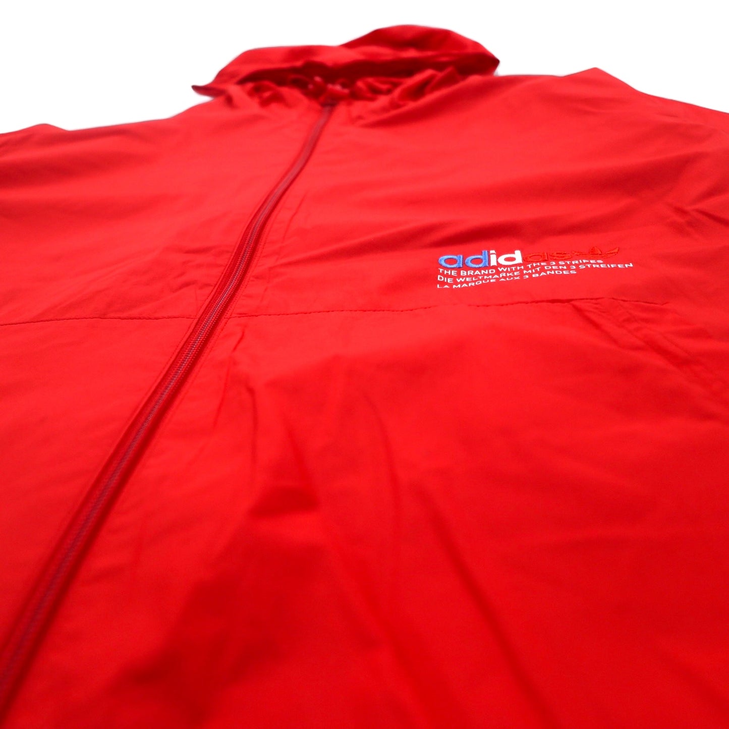 adidas originals アディカラー ウィンドブレーカー ナイロンジャケット M レッド トレフォイルロゴ Adicolor FTO Windbreaker Jacket GN3561