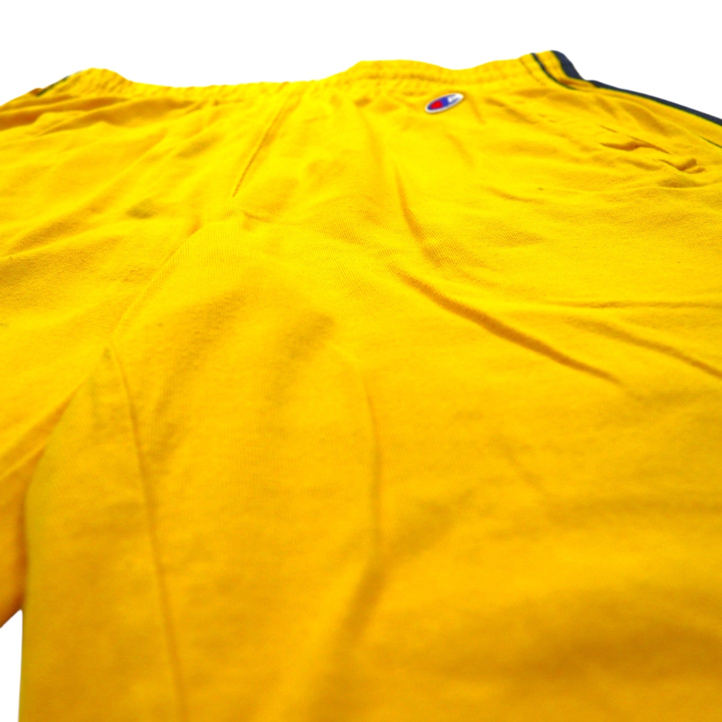 Champion 90年代 イージー ショートパンツ ハーフパンツ XL イエロー 青刺繍タグ バスケットボール