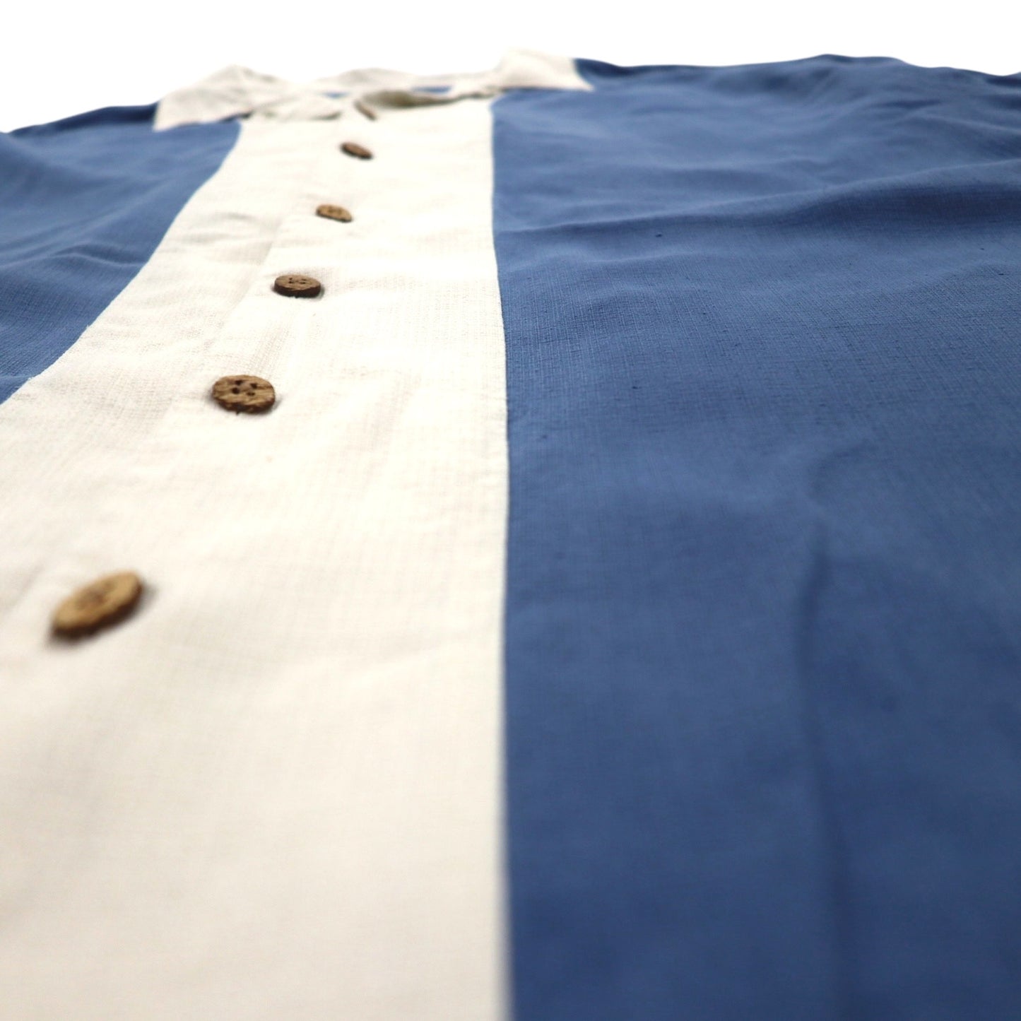 Island Shores Silk Short Sleeve Open Collar Shirt, Open Neck Aloha Shirt, 2XL, Blue, Box Silhouette, Washable