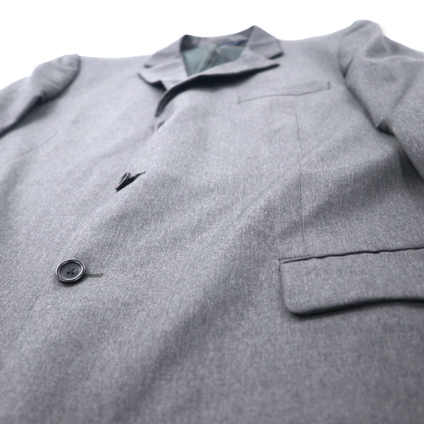 BURBERRY USA 3B Tailored Jacket XL Gray Wool