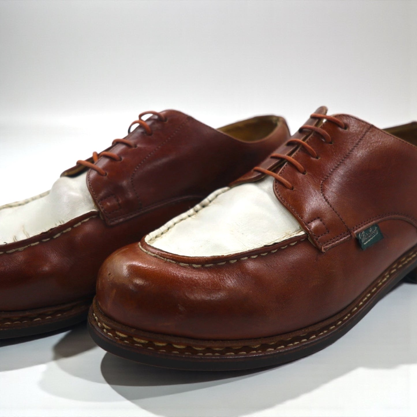 Paraboot シャンボード CHAMBORD Uチップ コンビ モカシンシューズ 26.5cm Vibramソール UNITED ARROWS 別注 12979 10 フランス製