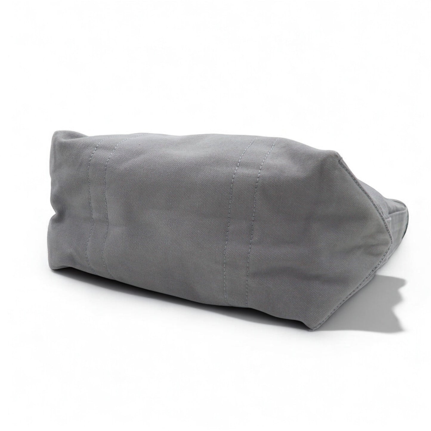 POLO RALPH LAUREN キャンバス トートバッグ グレー コットン ビッグポニー刺繍