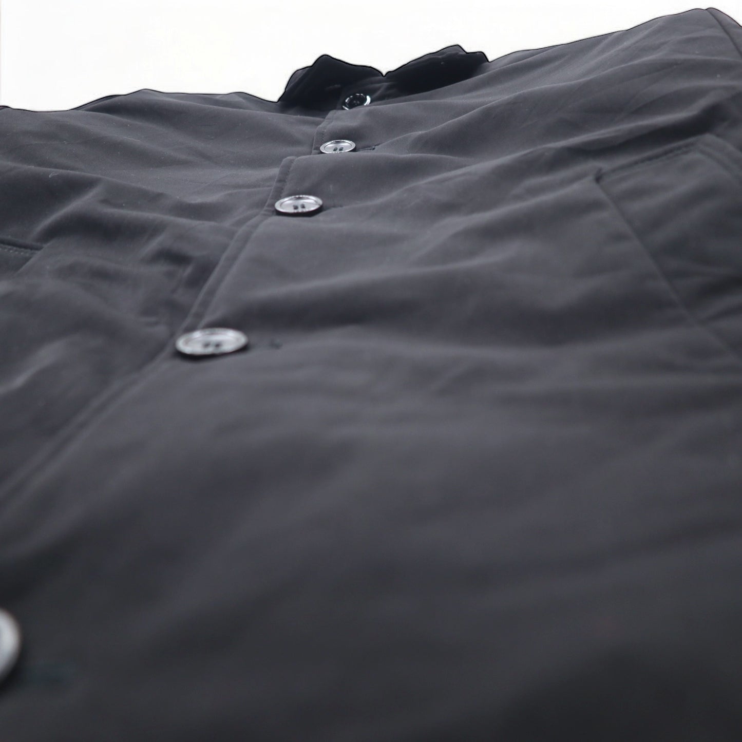 NAUTICA Stand Collar Down Jacket Coat S Black Polyester