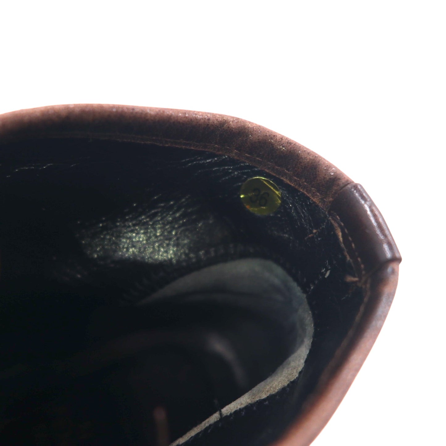 FENDI Made in Italy Zucca pattern short boots booties 23cm brown black SCARPE canvas