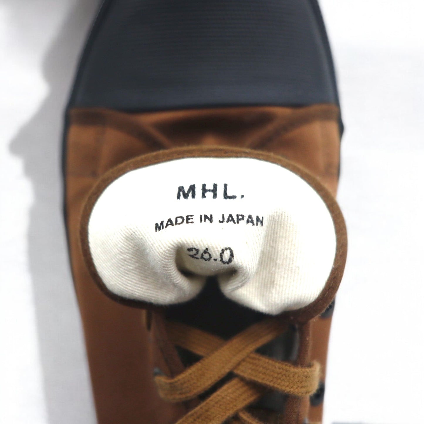 MHL. ARMY SHOES Sneakers 26cm Brown Canvas Made in Japan