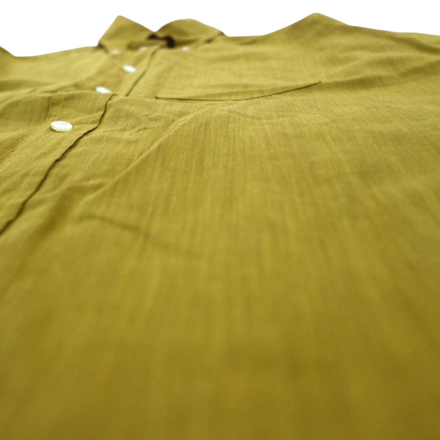 TOWNCRAFT ( Penneys ) 60年代 PENN-PREST 半袖 ボタンダウンシャツ M キャメル コットン