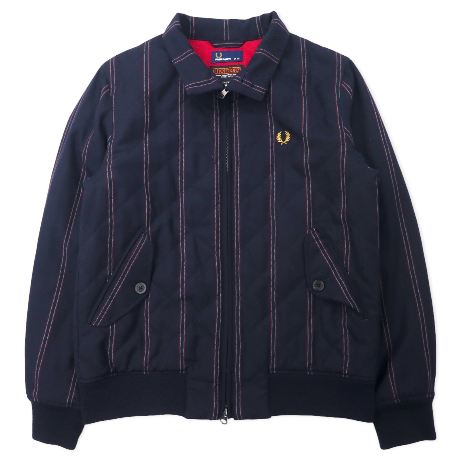 Fred Perry Padet Harrington Jacket Swing Top Fund cotton Quilted 