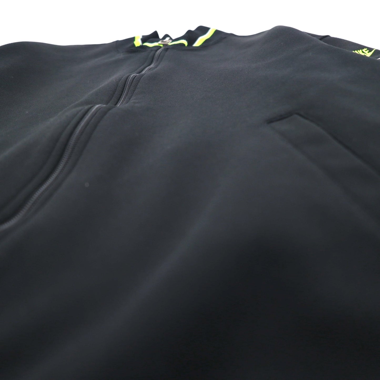 NIKE 80's INTERNATIONAL Track Jacket Jersey M Black Swoosh Made in Japan