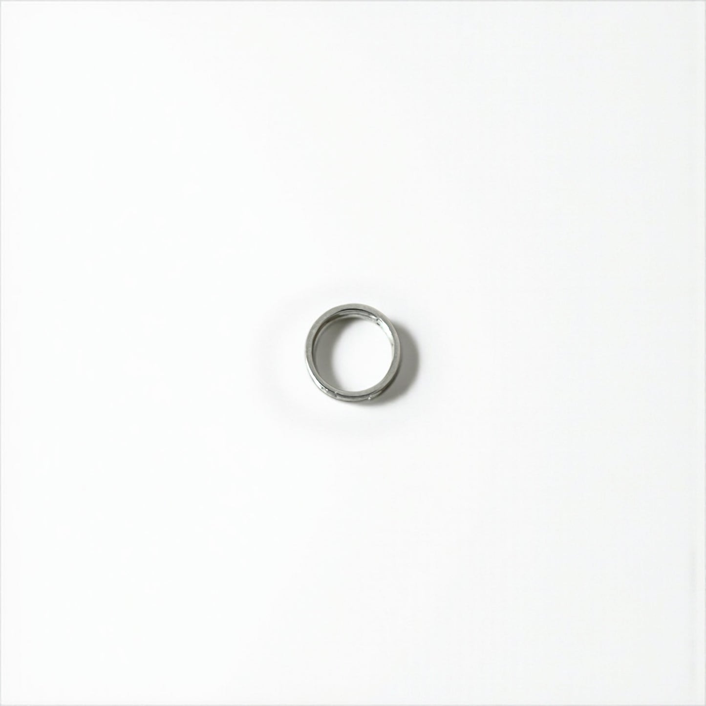 HERMES ムーブアッシュ リング Move H 指輪 11号 オレンジ シルバー Ag925 Hデザイン