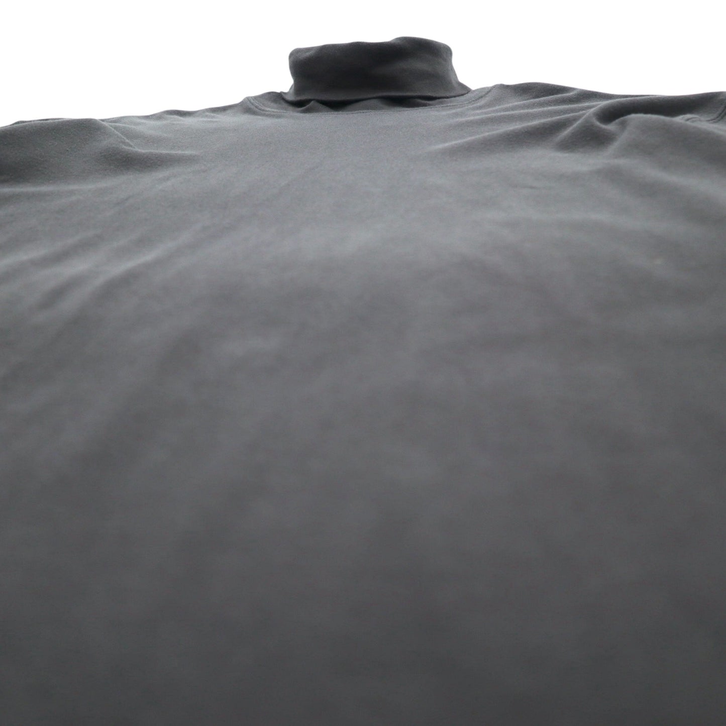 J.CREW 90年代 巨人タグ タートルネック ロングスリーブTシャツ ロンT L グレー コットン