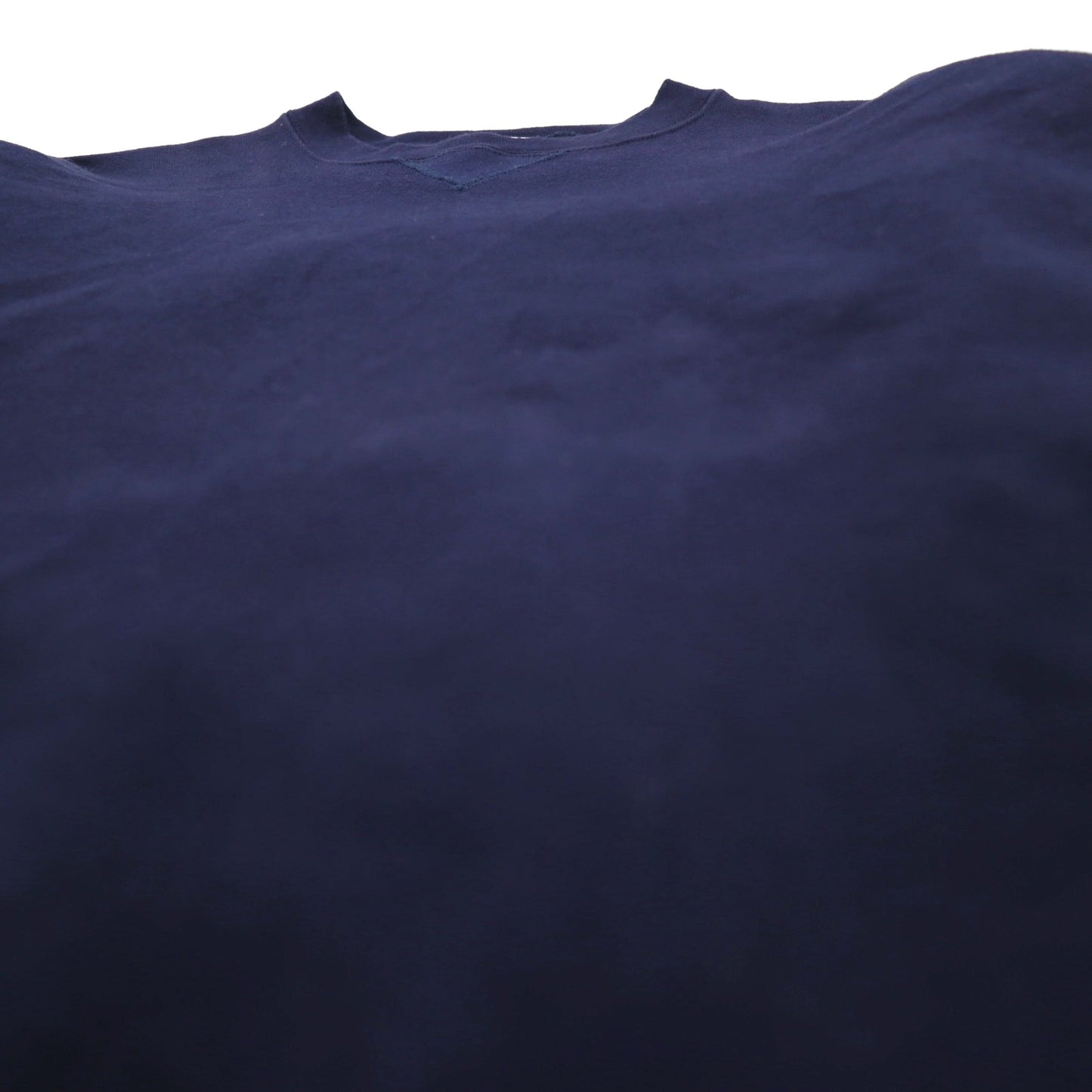 SANTEE 90s USA VintageSweatshirt ブランク ヘビーウェイト 前V スウェット トレーナー L ネイビー 無地 90年代 USA製