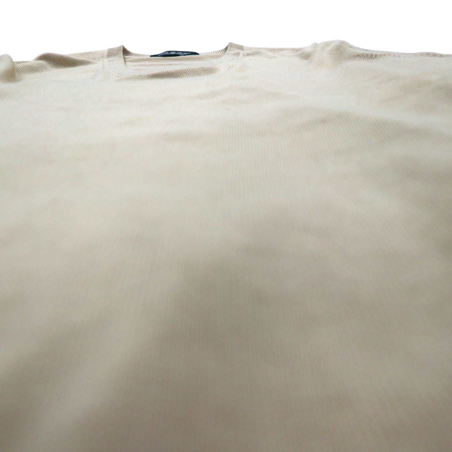 Brooks Brothers セーター Vネック シルクニット セーター L ベージュ コットン COUNTRY CLUB