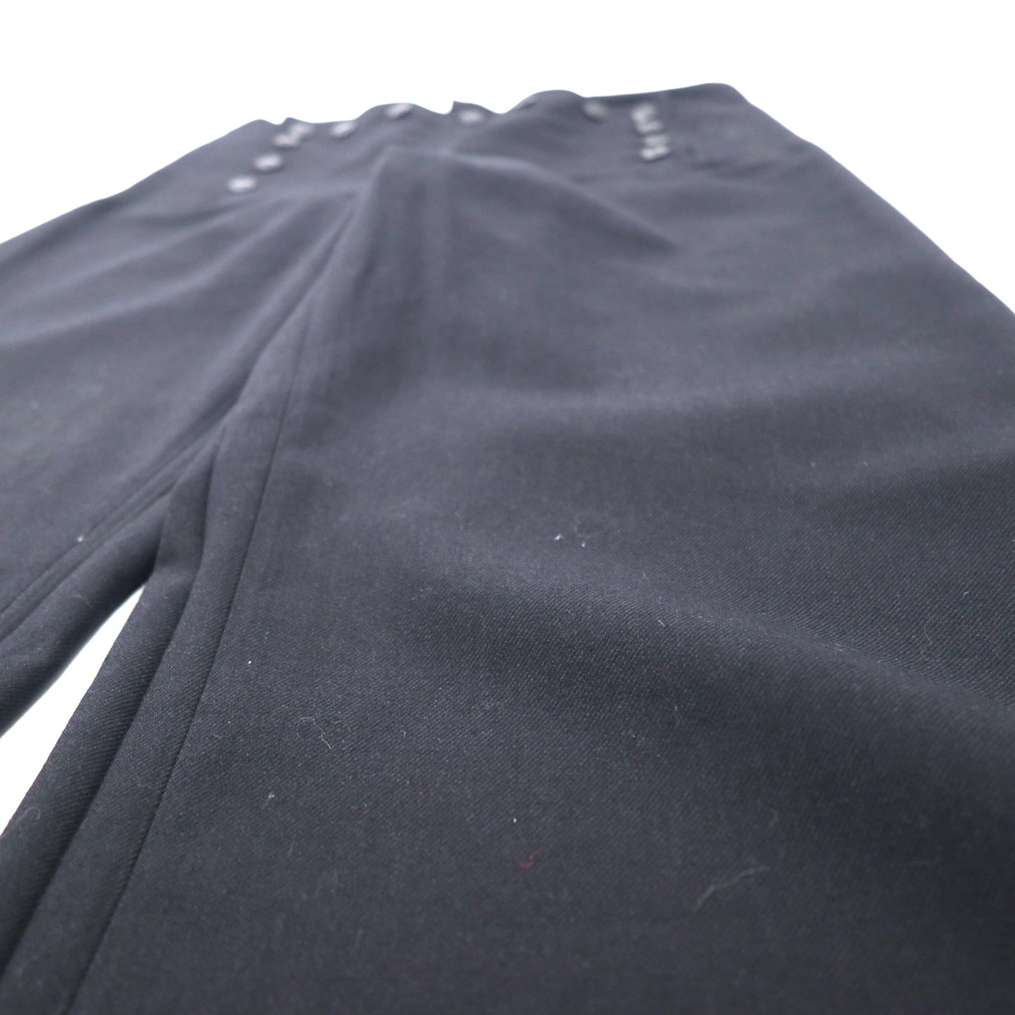 US NAVY 80年代 13ボタン ワイド セーラーパンツ 34R ネイビー メルトン ウール ミリタリー 8405-01-076-6024 GARMENT CORPORATION