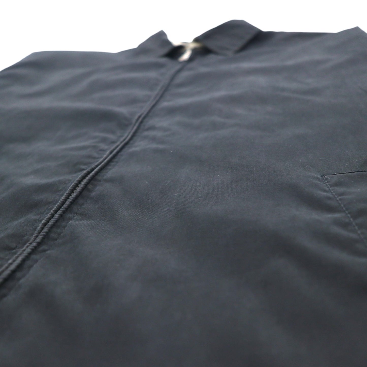 DANIEL DAVID ピーチスキン スウィングトップ ハリントンジャケット L ブラック ポリエステル