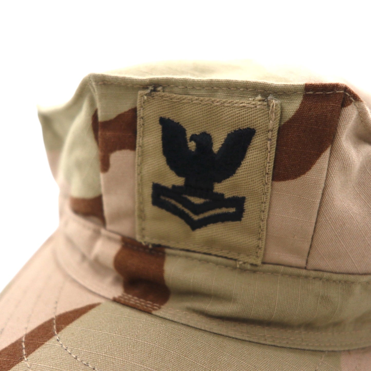 US Marine Corps ( USMC ) 米軍 00年代 デザートカモ ユーティリティキャップ L ベージュ リップストップ ミリタリー SEKRI INDUSTRIES INC.