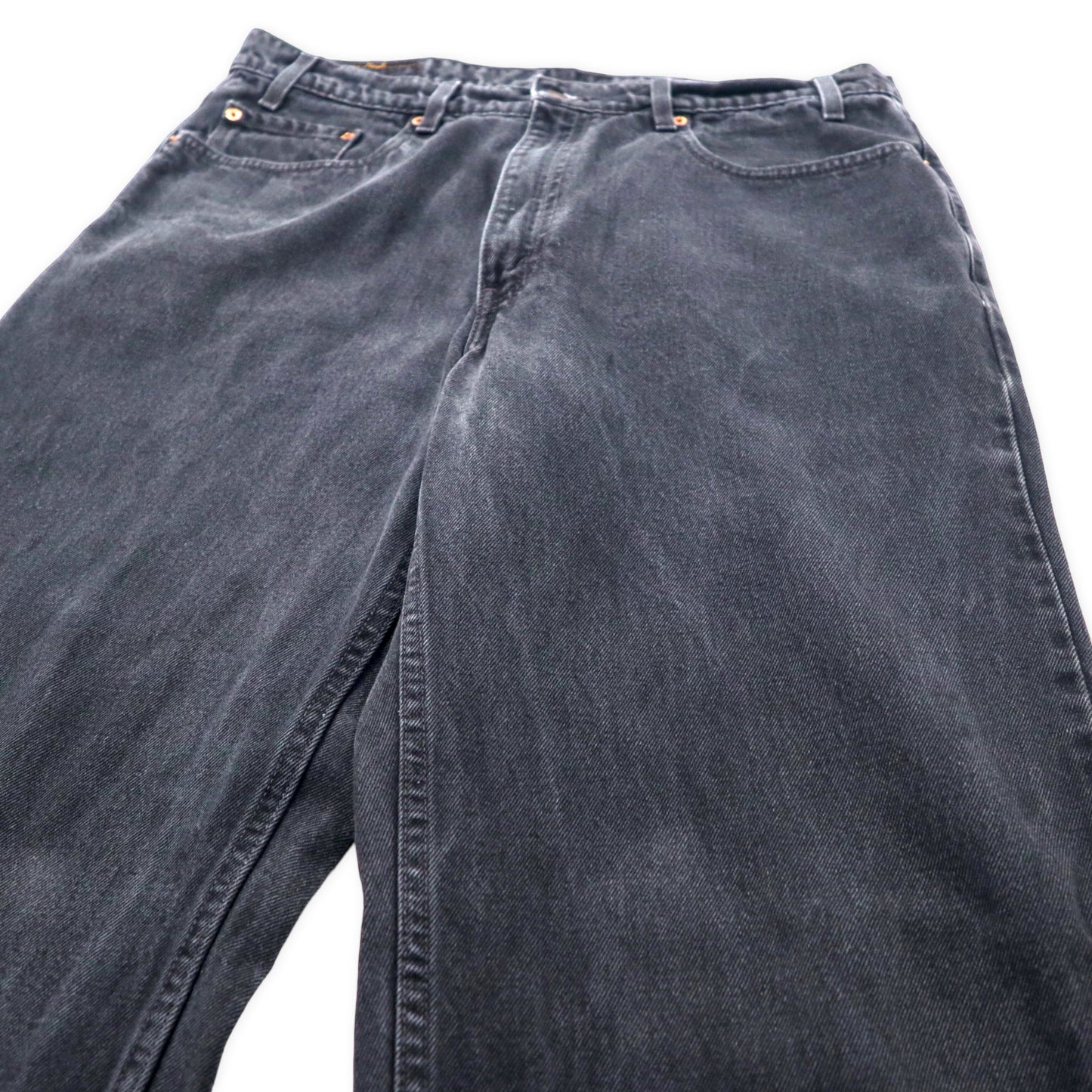 Levi's 90年代 550 ワイド バギー テーパード デニムパンツ 38 ブラック 550-4891 リラックスフィット RELAXED FIT