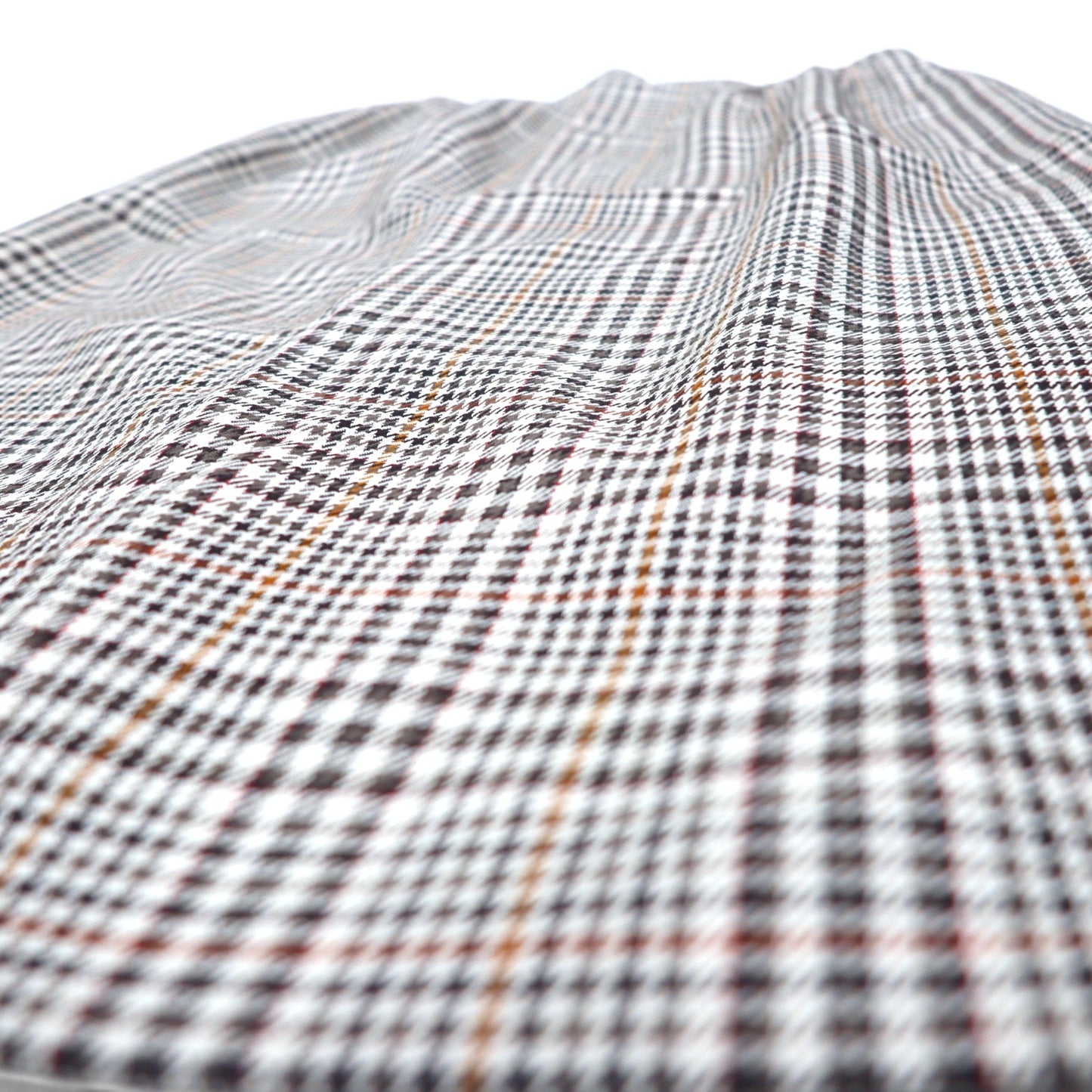 Burberrys Silk Double Breasted Suit Set M Beige Check Wool WILLIAM BROWN