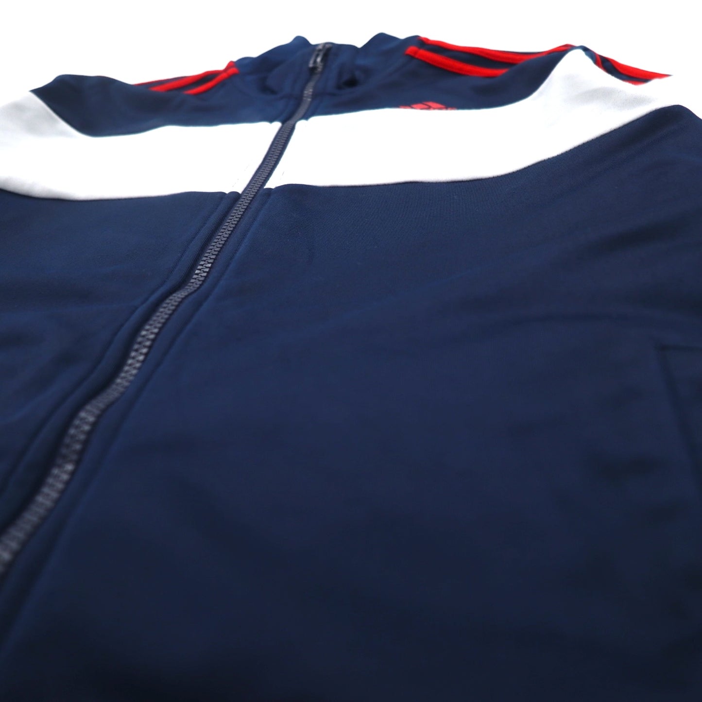 adidas SPORT ESSENTIAL 3ストライプ トラックジャケット ジャージ M ネイビー CLIMALITE クライマライト