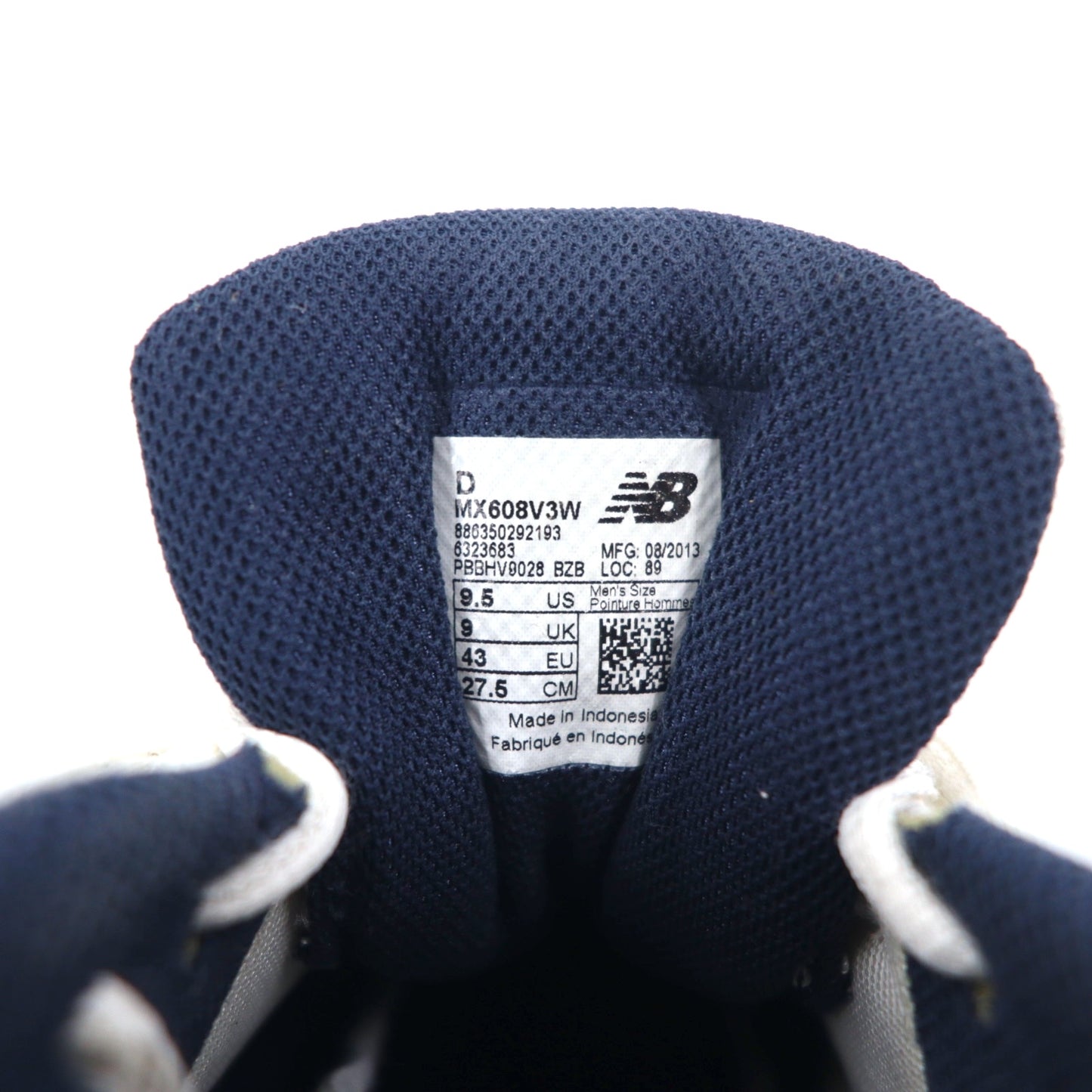 New Balance 608V3 Sneakers Running Shoes 27.5cm White MX608V3W