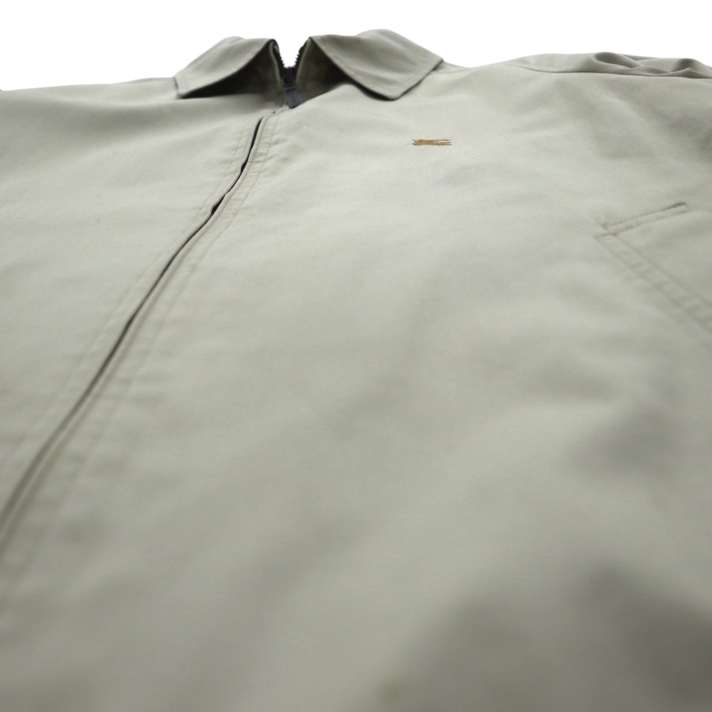 BURBERRY 日本製 スウィングトップ ハリントンジャケット L ベージュ コットン