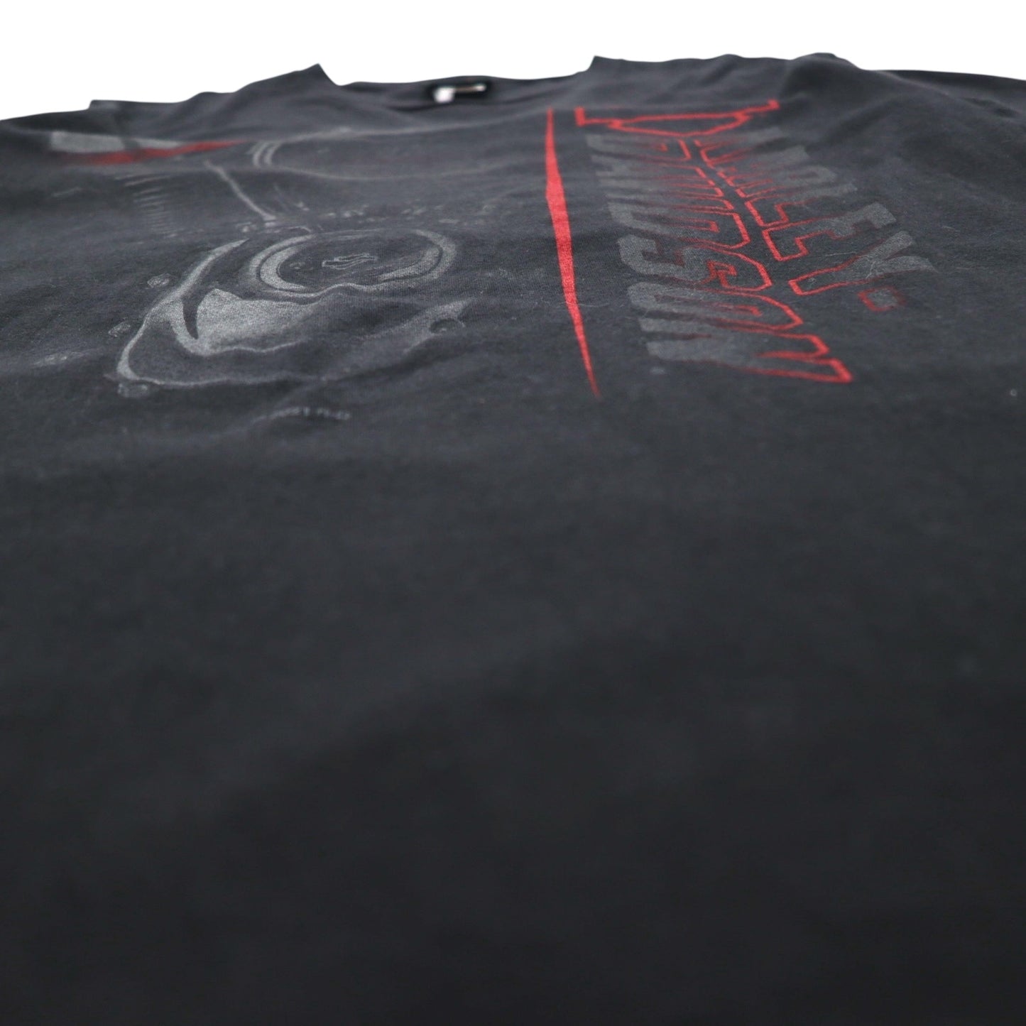 HARLEY DAVIDSON Double-sided Print T-shirt M Black Cotton MISSISSIPPI