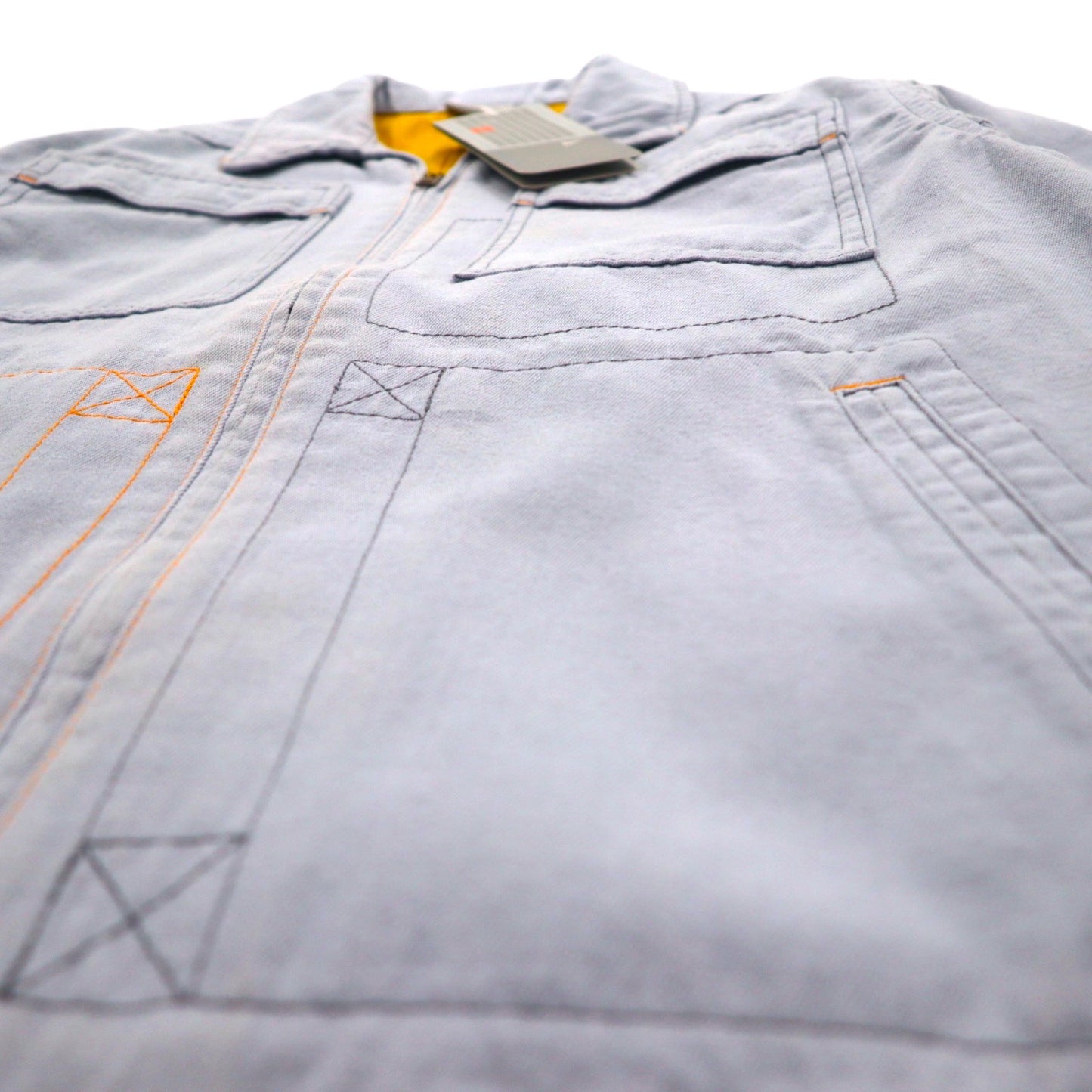 NIKE 00年代 ワークジャケット ジップアップジャケット L ブルー コットン 未使用品