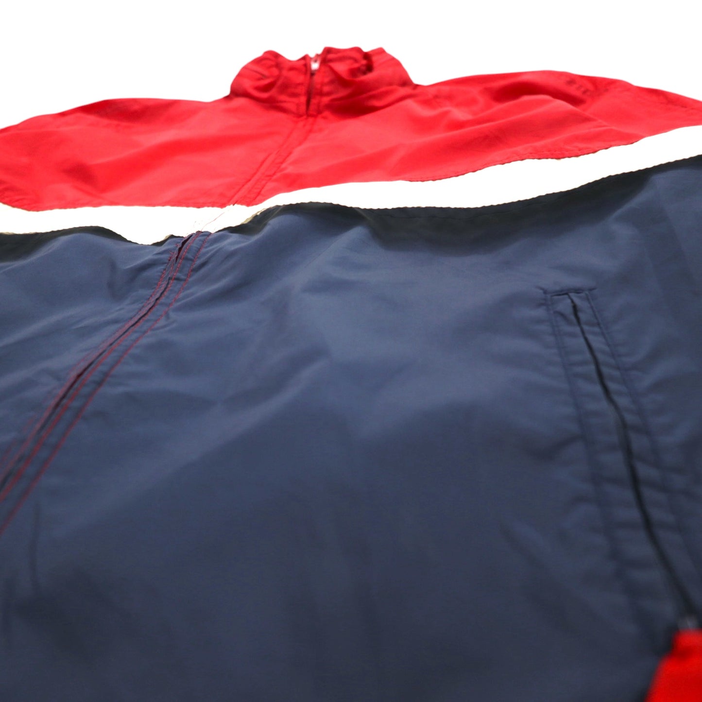 McGREGOR 80年代 COMPETITORS CLUB セーリングジャケット ナイロンジャケット L レッド トリコロール フード収納式