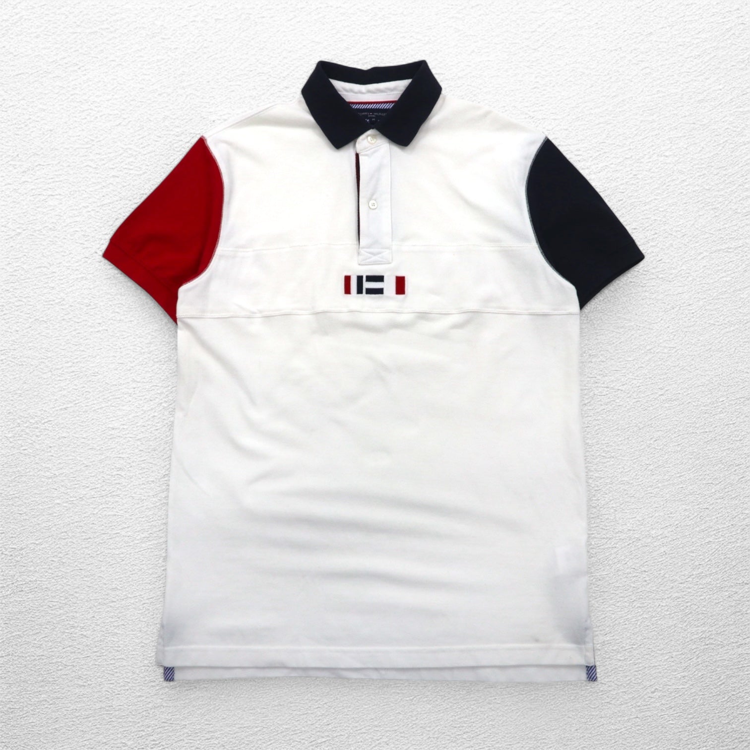 TOMMY 【新品未使用】TOMMY HILFIGER ポロシャツ M ホワイト HILFIGER 