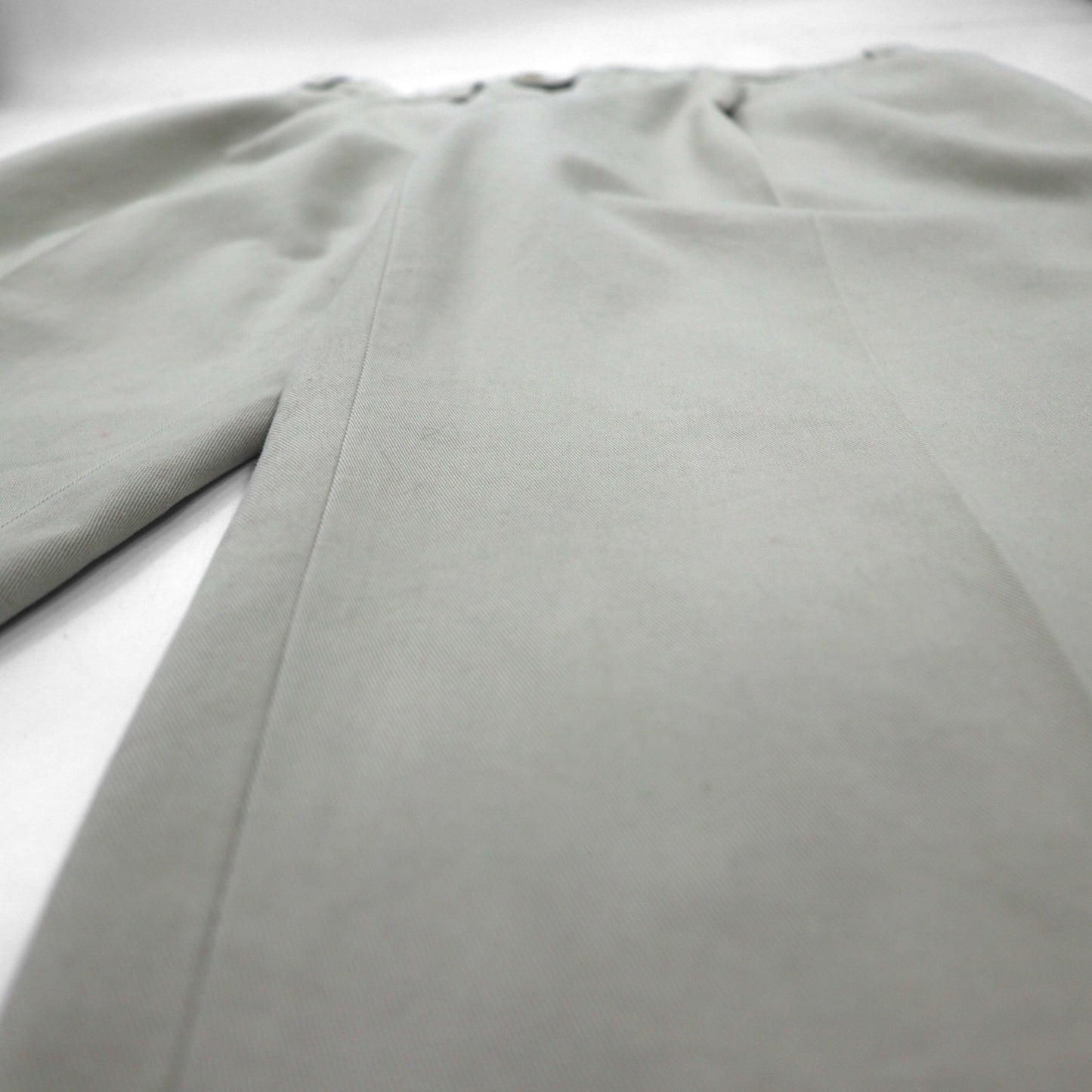 LAUREN RALPH LAUREN 90年代 2タック ワイド チノパンツ ワークパンツ L ベージュ プリーツ ダブルカフス