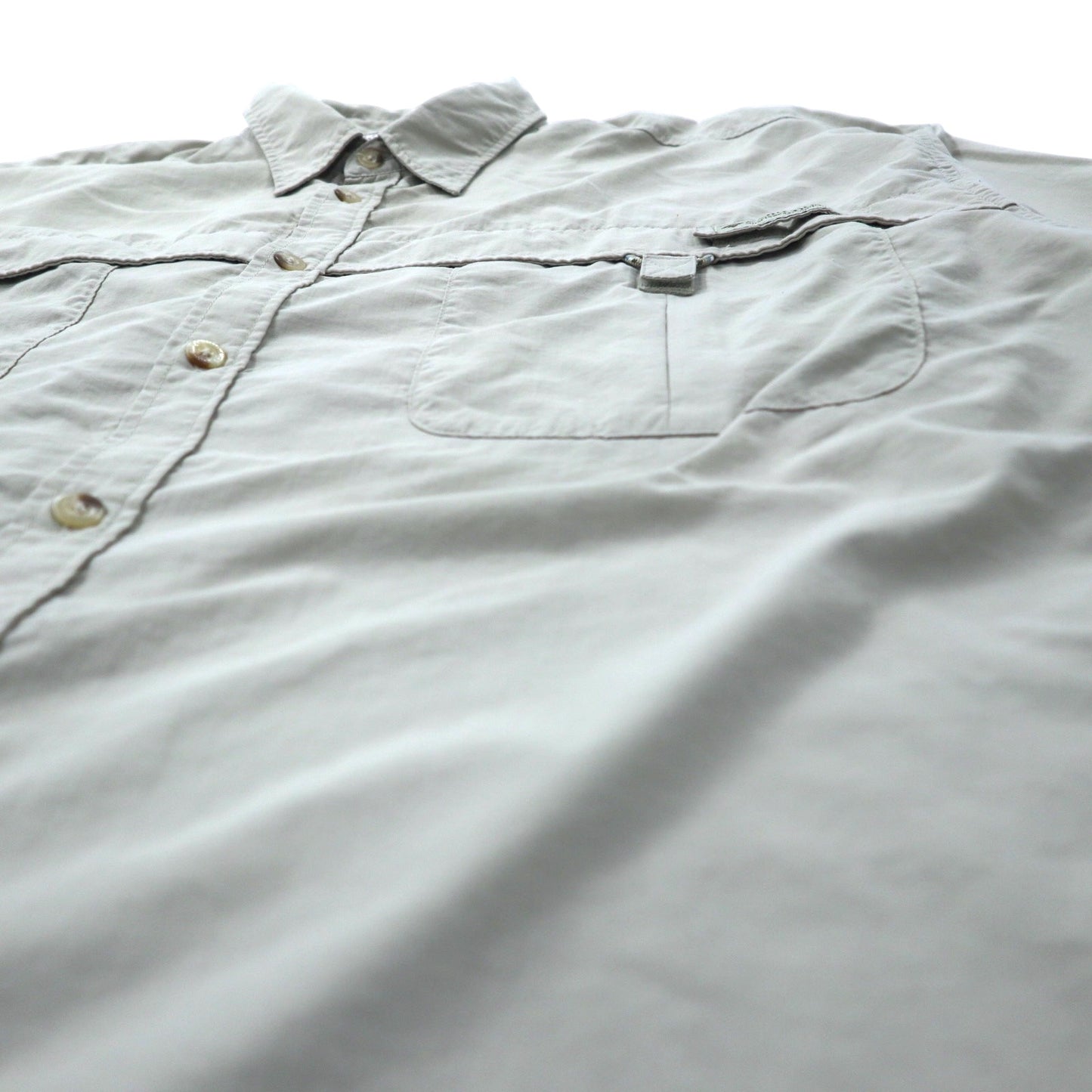 Columbia PFG バハマ II ロングスリーブシャツ フィッシングシャツ XL ベージュ ナイロン UPF 30+ ビッグサイズ BAHAMA II L/S SHIRT FM7106