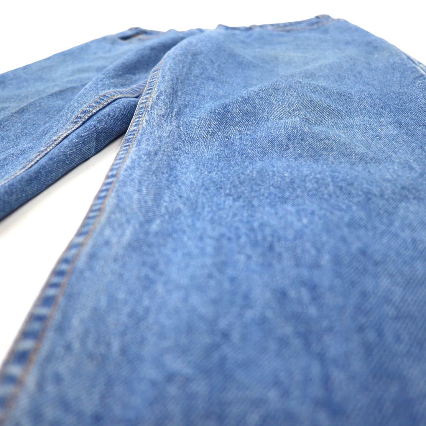 Levi's Made in Canada 00s Orange Tab 634 Tapered Denim Pants Size 32 Blue Zipper Fly Button Back 212 50634-0212