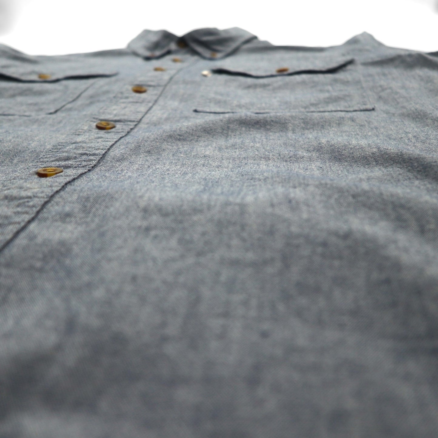 carhartt ボタンダウン シャンブレー ワークシャツ L ブルー FORT L/S CHAMBRAY SHIRT ダブル ポケット S202 RELAXED FIT