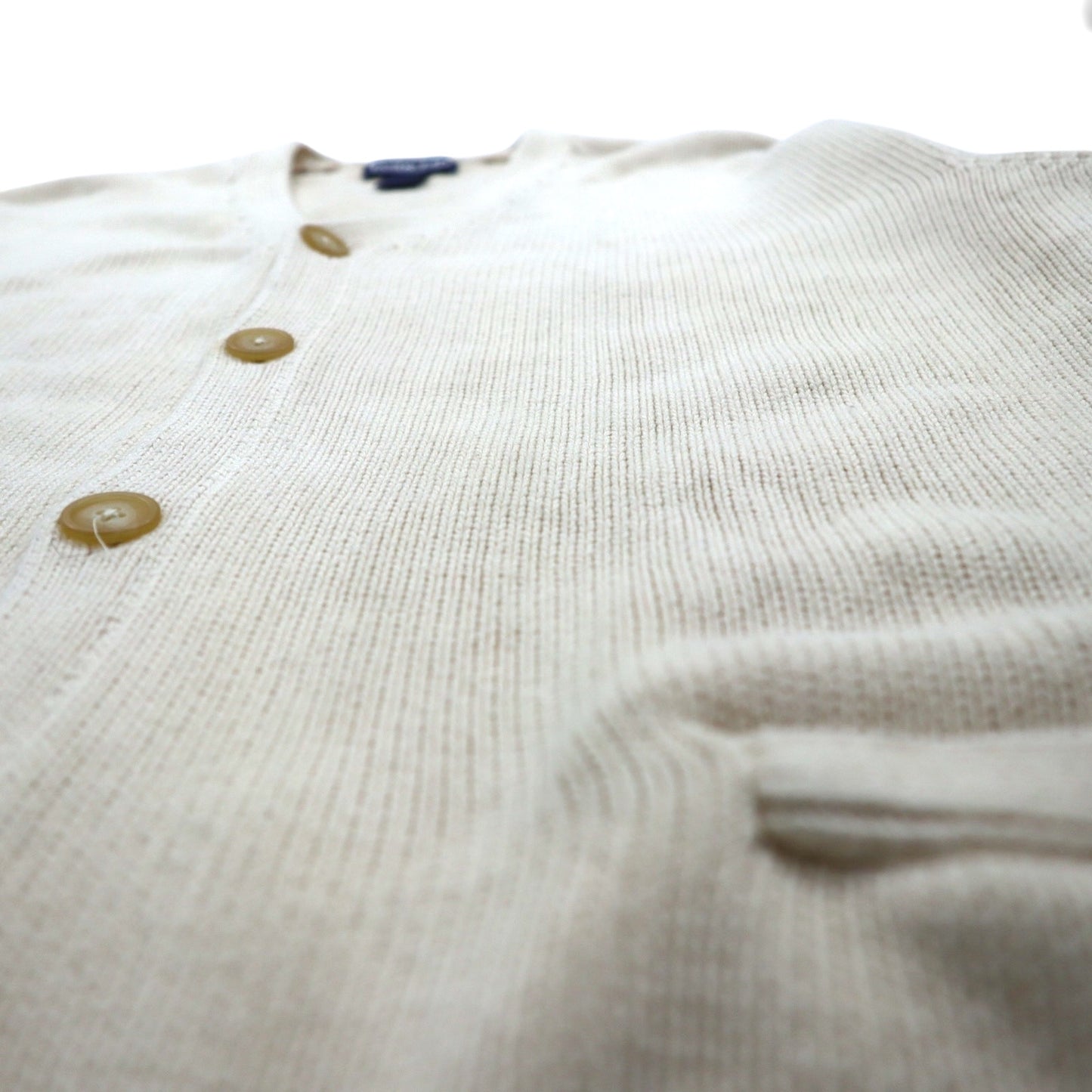 LANDS' END 90年代 プレッピー カーディガン ニット XL ミドルゲージ クラシック アイビー