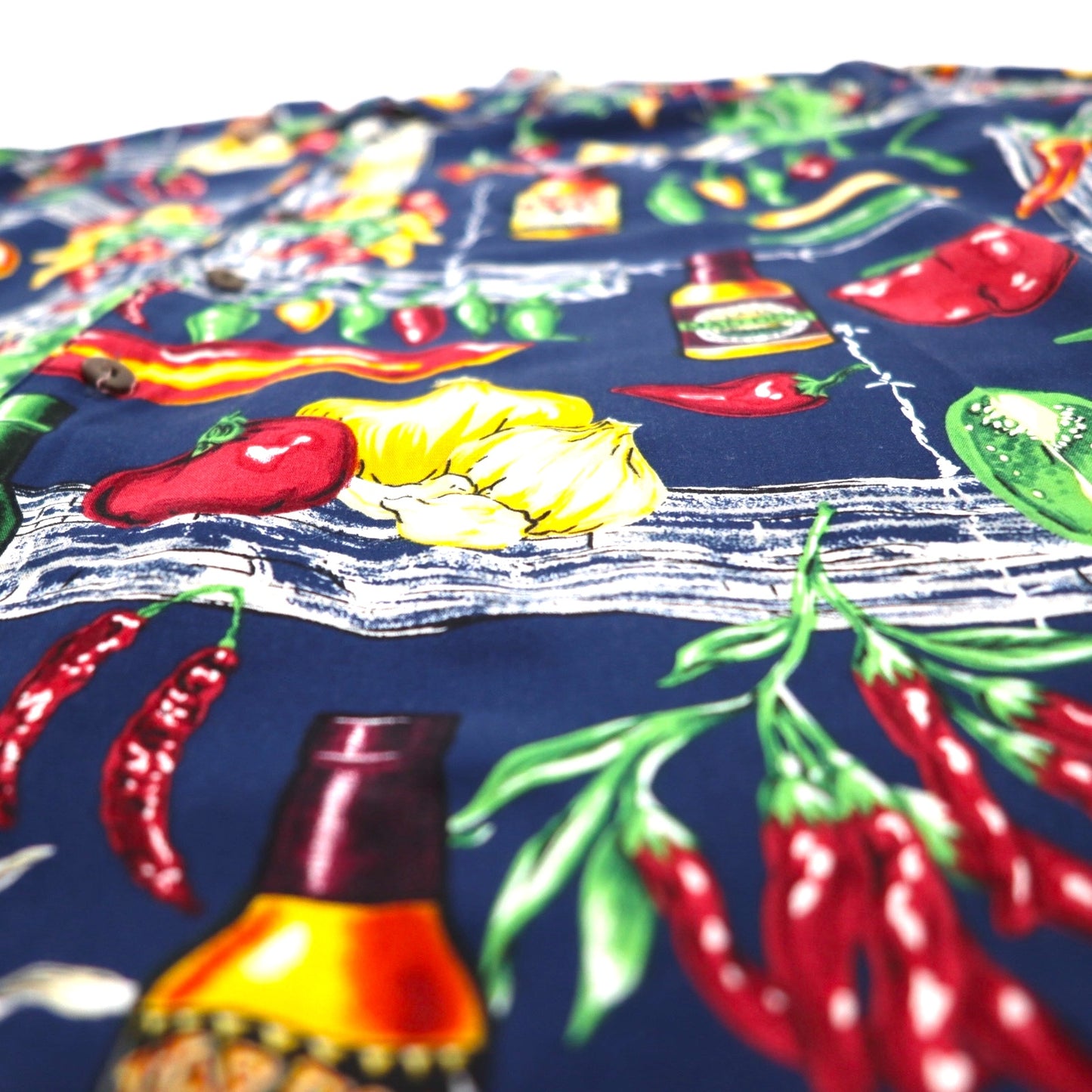 Big Dogs 90年代 アロハシャツ XL ネイビー レーヨン 総柄