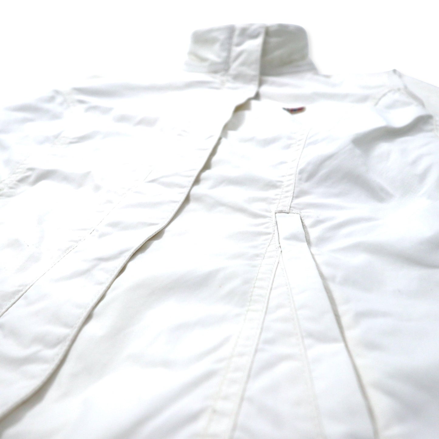 NAPAPIJRI シングル ライダースジャケット ナイロンジャケット M ホワイト ポリエステル