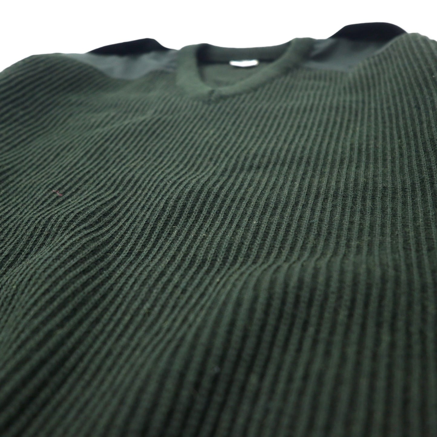 FRENCH ARMY Commando Knit Sweater 88 Khaki Wool Military 2004-INDUYCO