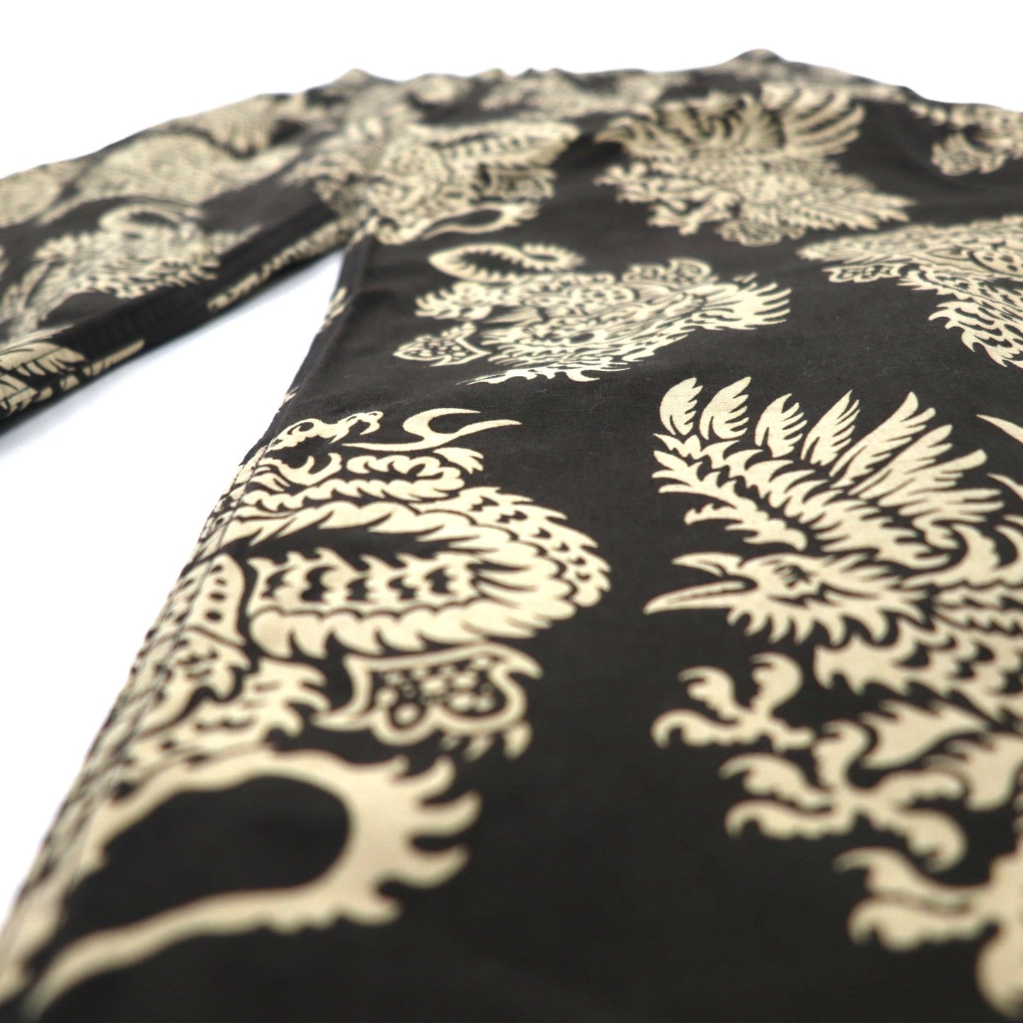 blackmeans × Zepanese Club × 寅壱 TZB LONG PANTS イージーパンツ L ブラック 総柄 1813 22AW