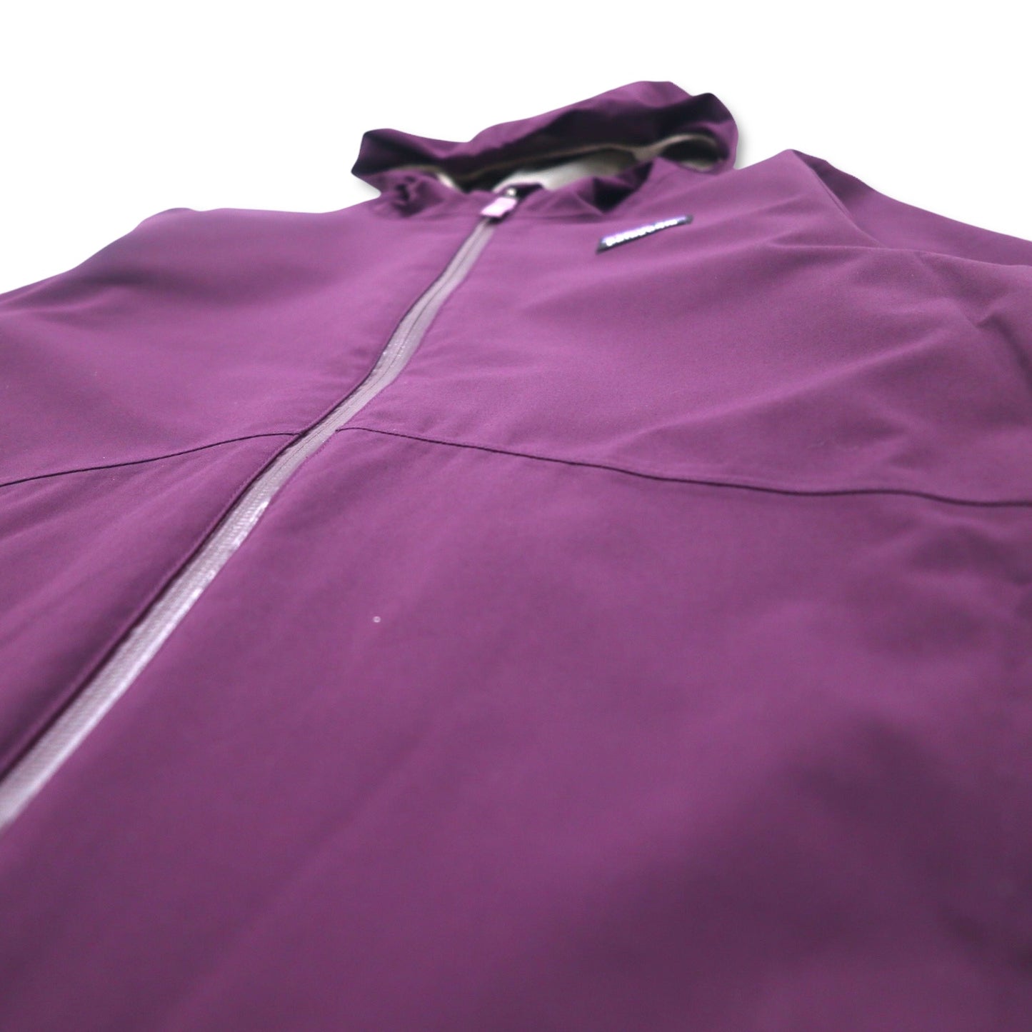 patagonia マウンテンパーカー レインジャケット L パープル H2No 防水 ポリエステル