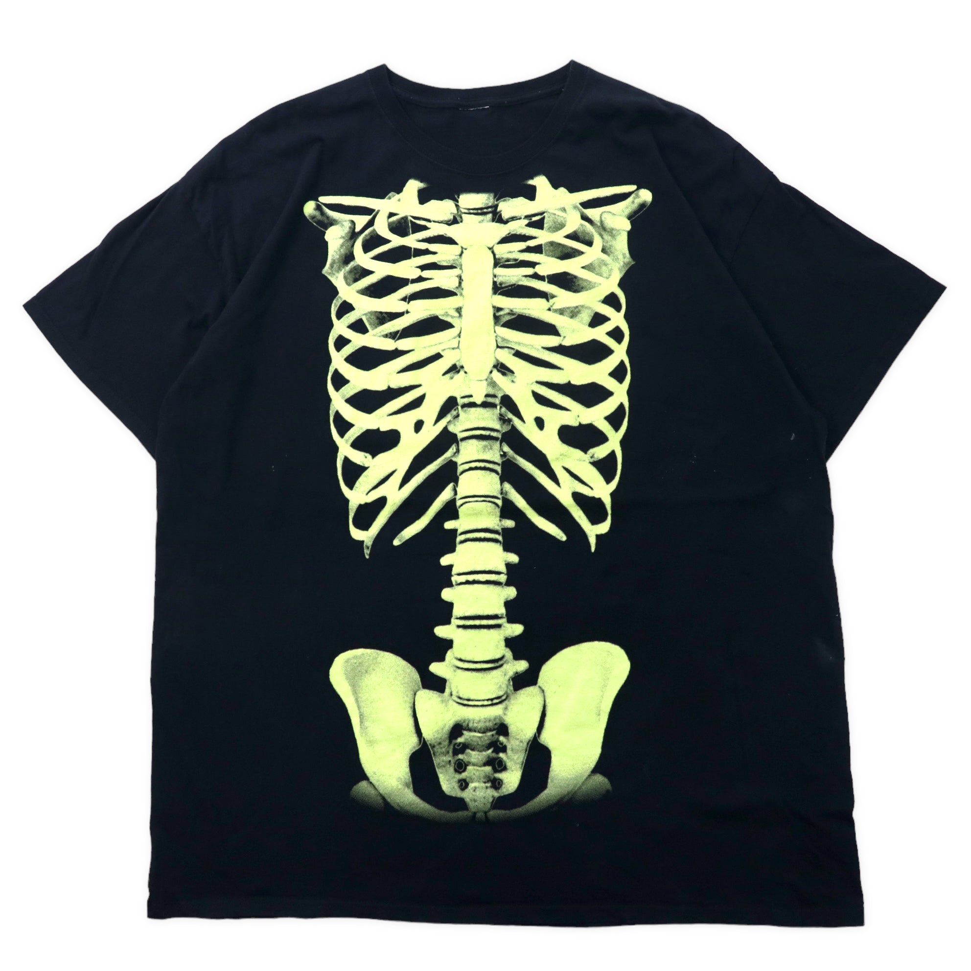 Bone T -shirt XXL Black Cotton Print Skull Best Big Size – 日本然 