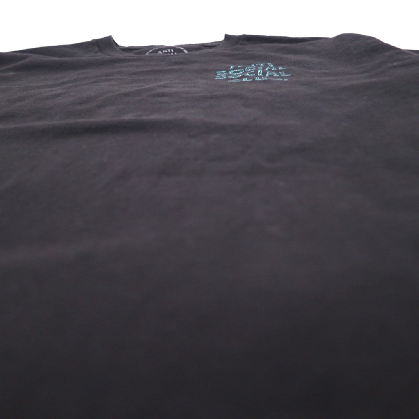 ANTI SOCIAL SOCIAL CLUB USA made back print T-shirt L black cotton logo