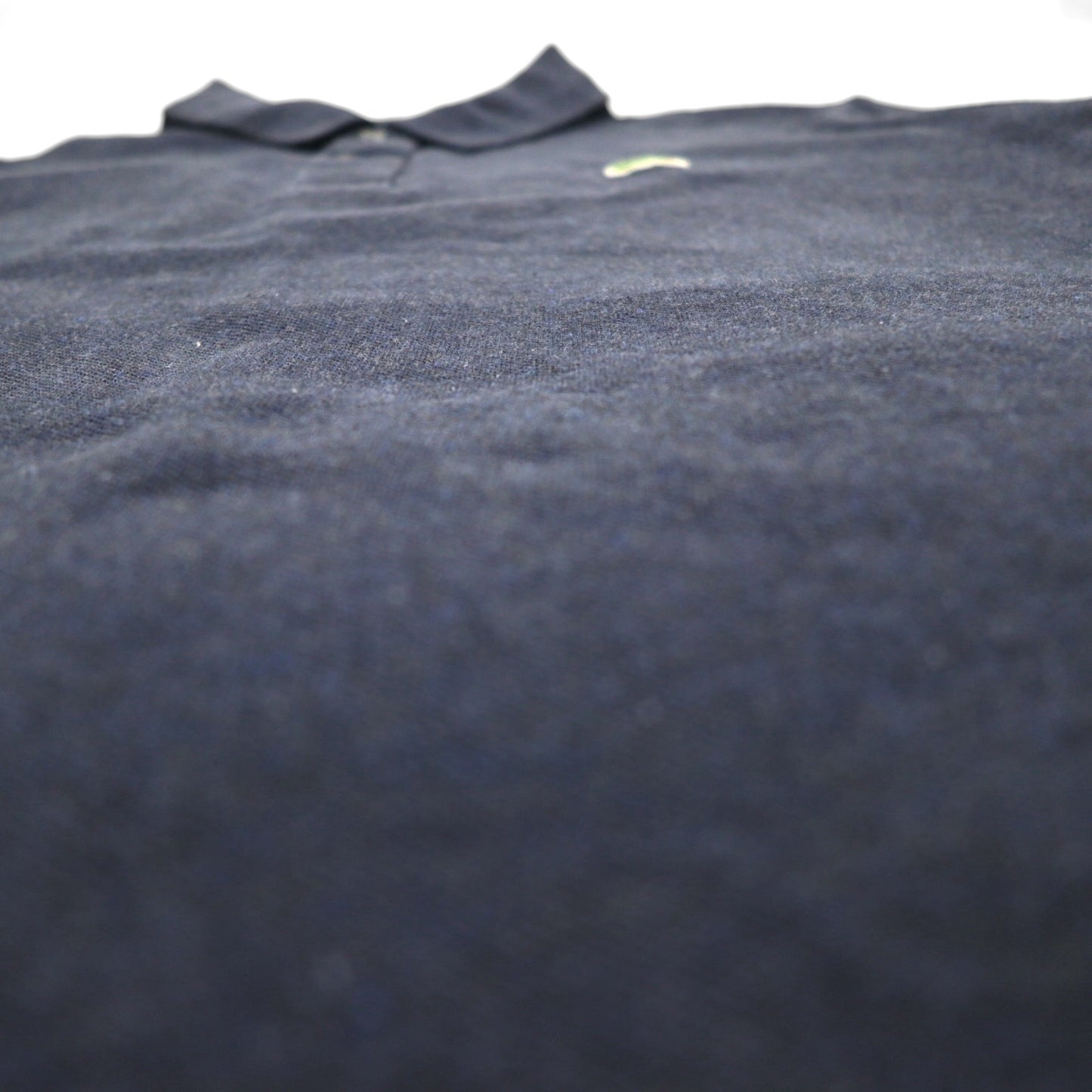 LACOSTE French design slim fit polo shirt, size 3XL, navy, cotton, pique, one-point logo, F7812, made in El Salvador