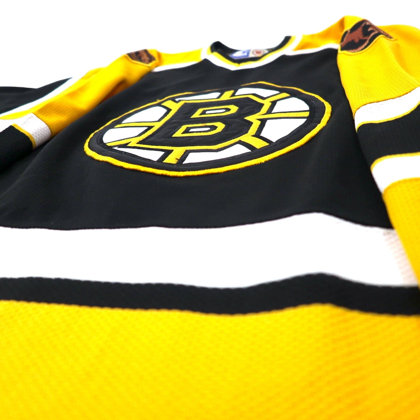 STARTER Game Shirt Hockey Shirt L Black Polyester NHL Chicago Bears