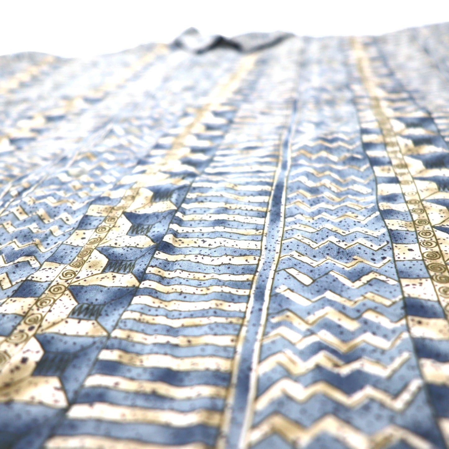 pierre cardin 90年代 レトロ 総柄 半袖シャツ アロハシャツ 3XLT グレー コットン ビッグサイズ