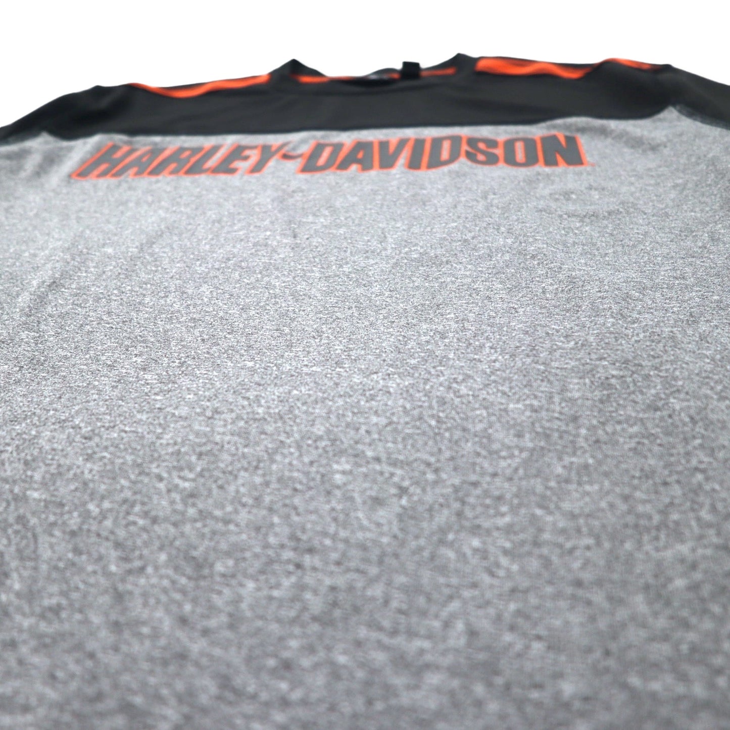 HARLEY DAVIDSON Performance Long Sleeve T-Shirt, XL, Gray, Polyester, Logo Print