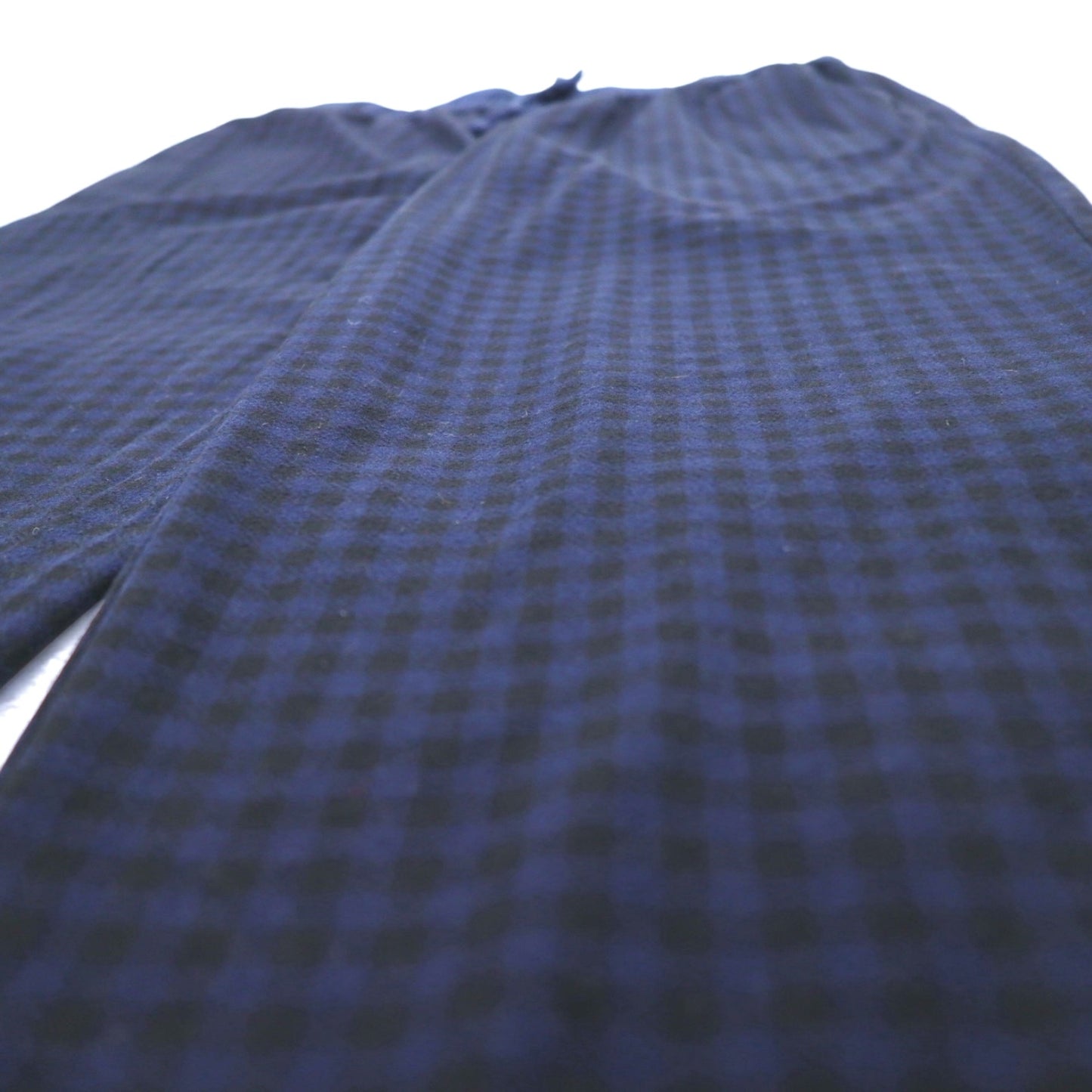 NAUTICA パジャマパンツ イージーパンツ M ネイビー チェック ポリエステル